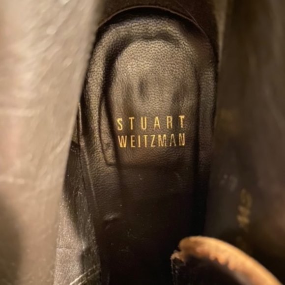 Stuart Weitzman ankle boot, Size 7, Brown suede - Picture 6 of 7